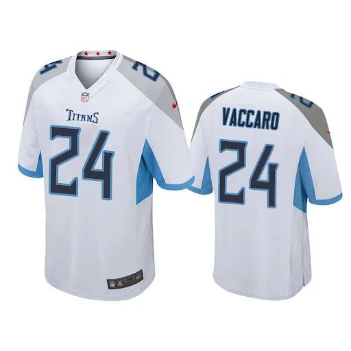 Men Tennessee Titans #24 Kenny Vaccaro Nike White Game NFL Jersey->tennessee titans->NFL Jersey